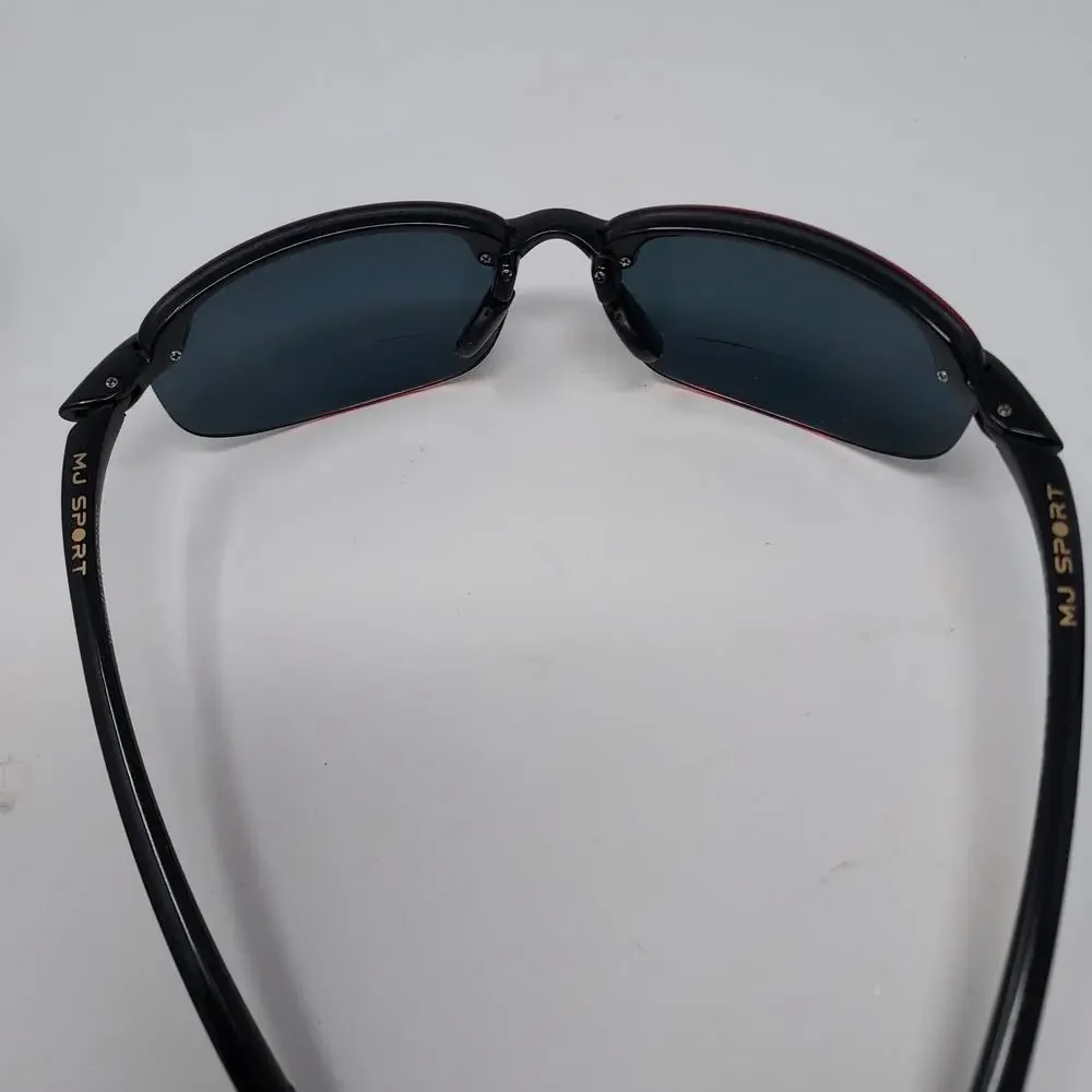 Maui Jim MJ Sport Ho'okipa Beach Reader G-807-02 25 Black 64 17-130 Mag +2.50